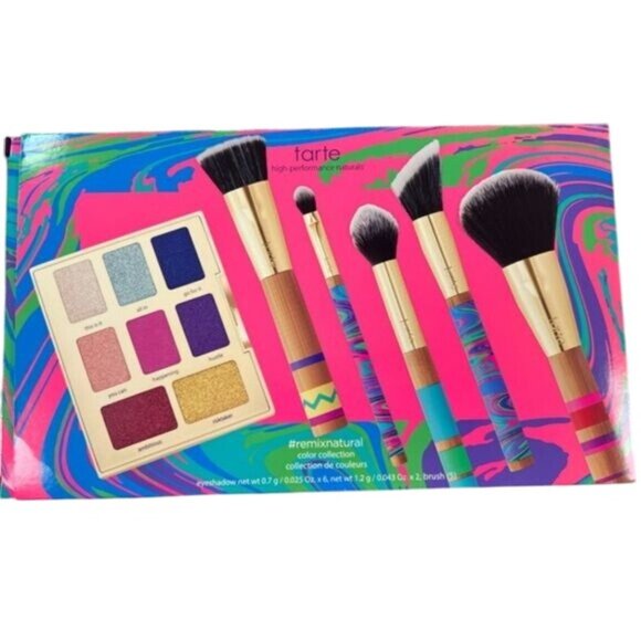 Limited Edition Tarte Remixnatural Color Collection Eyeshadow + Brush Set - Picture 3 of 7